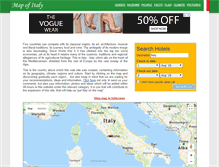 Tablet Screenshot of map-of-italy.info