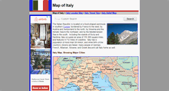 Desktop Screenshot of map-of-italy.org