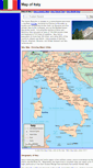 Mobile Screenshot of map-of-italy.org