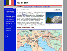 Tablet Screenshot of map-of-italy.org